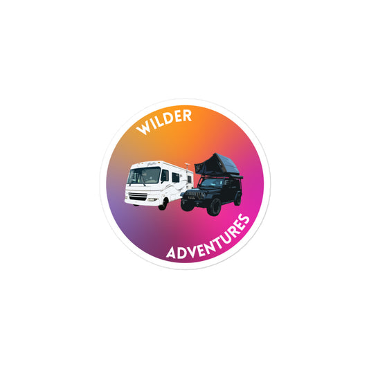 Wilder Adventures 2024 Logo Sticker